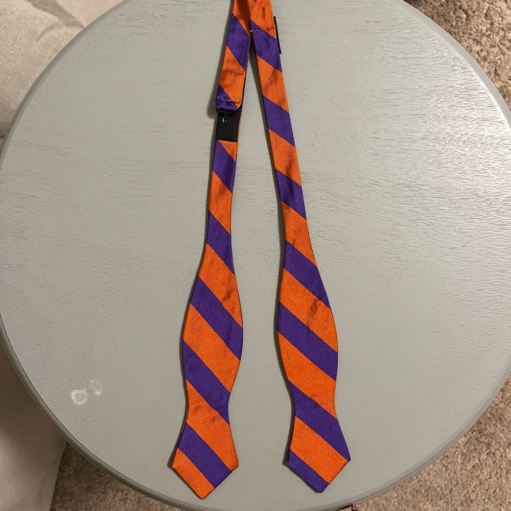 Polo Ralph Lauren Orange and Purple Bow Tie